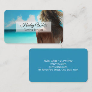 🏖️ Tanning Business Card Visitenkarte