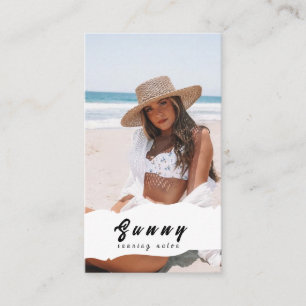 Tanning Salon Business Card Visitenkarte