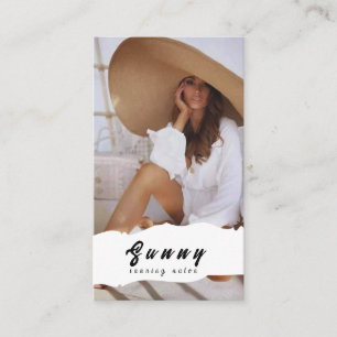 Tanning Salon Business Card Visitenkarte
