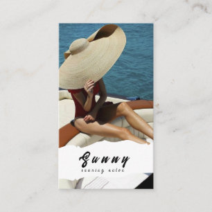 Tanning Salon Business Card Visitenkarte