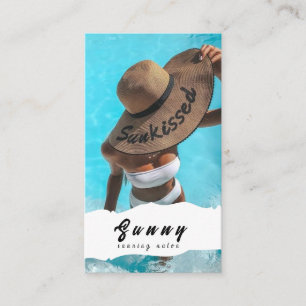 Tanning Salon Business Card Visitenkarte