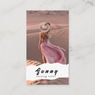 Tanning Salon Business Card Visitenkarte