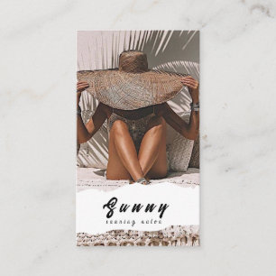 Tanning Salon Business Card Visitenkarte