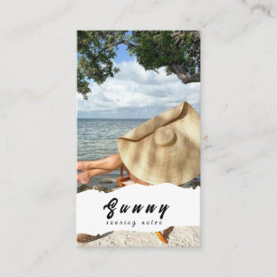Tanning Salon Business Card Visitenkarte