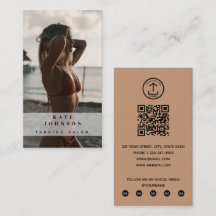 Tanning Salon Spray Tan Beauty Foto QR-Logo