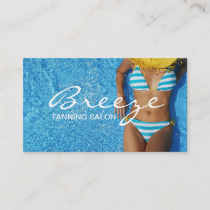 Tanning Salon Wellness-Center Business Card Visitenkarte