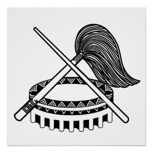 Tanoa Samoa Polynesisches Design Poster