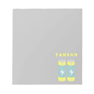 TANSAN-Akkus Notizblock