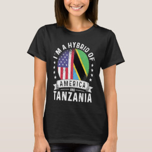 Tansania American Patriot Ground Flag Spaß T-Shirt