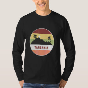 Tansania Berg Und Palmen T-Shirt