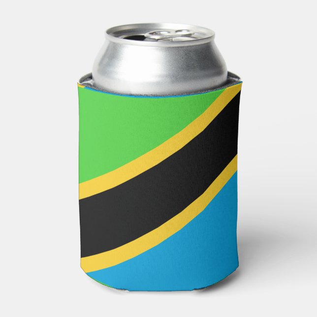 Tansania Flag Dosenkühler (Kanne Vorderseite)