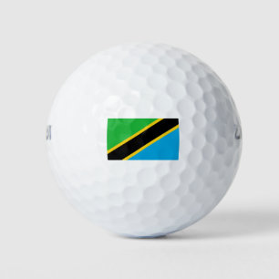 Tansania Flag Golfball