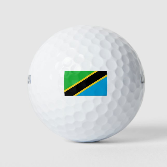 Tansania Flag Golfball (Vorderseite)