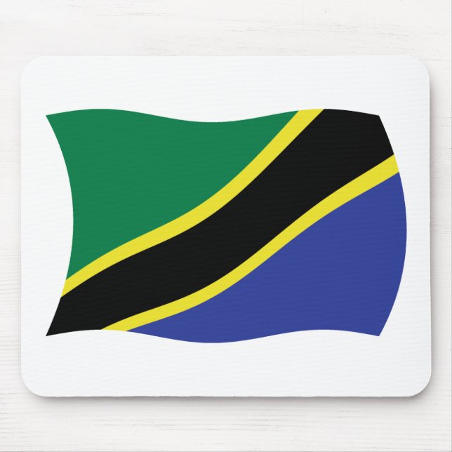 Tansania Flag Mousepad (Vorne)