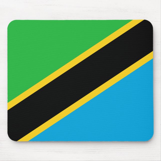 Tansania Flag Mousepad (Vorne)