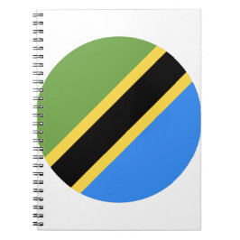 Tansania Flag Notizblock