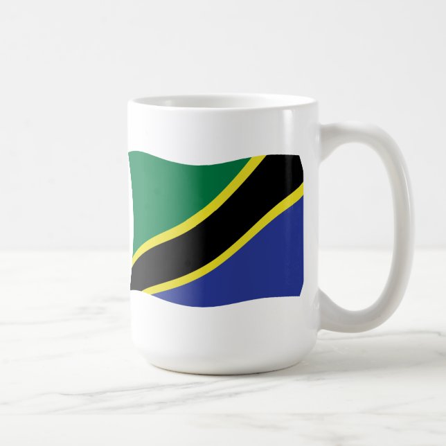 Tansania Flag Tasse (Rechts)