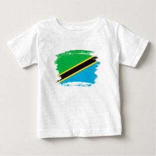 Tansania-Flagge Baby T-shirt