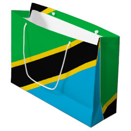 Tansania-Flagge Große Geschenktüte