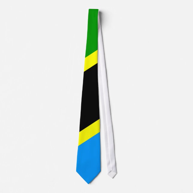 Tansania-Flagge Krawatte (Vorderseite)