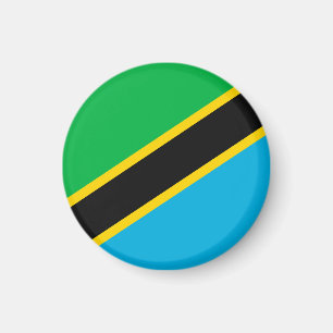 Tansania-Flagge Magnet