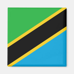 Tansania-Flagge Magnet