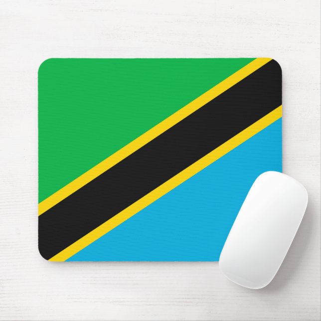 Tansania-Flagge Mousepad (Mit Mouse)