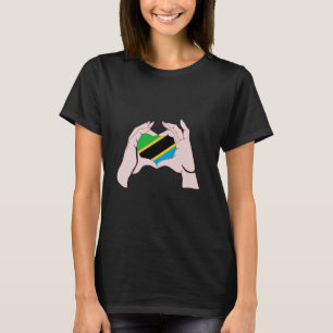 Tansania Handsign Herz Tansania Prix Tansania T-Shirt