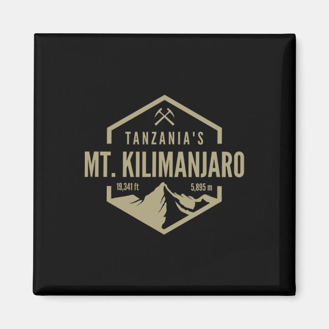 Tansania Mt. Kilimandscharo  Magnet (Vorne)