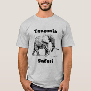 Tansania-Safari-Elefant-T-Shirt T-Shirt