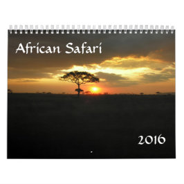 Tansania-Safari-Kalender 2016 Kalender