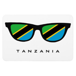 Tansania Shades benutzerdefinierte Text- und Farbm Magnet
