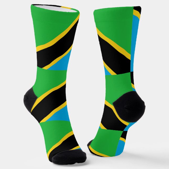 Tansania Socken (Gewinkelt)