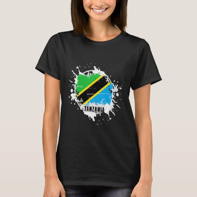 Tansania Splash T-Shirt (Vorderseite)