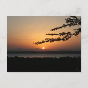 Tansania Sunset Postkarte