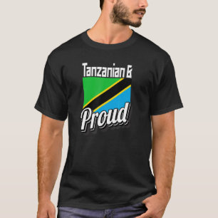 Tansania und Stolz mit der tansanischen Fahne Lieb T-Shirt