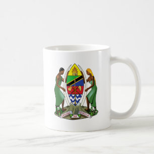 Tansania-Wappen Detail Kaffeetasse