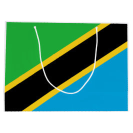 tansanische Flagge Große Geschenktüte