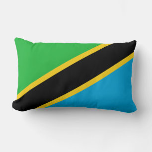 Tansanische Flagge Lendenkissen