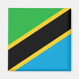 tansanische Flagge Magnet