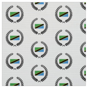 Tansanische Flagge Stoff
