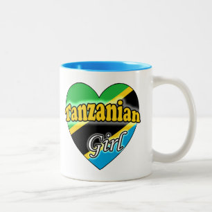 Tansanisches Mädchen Zweifarbige Tasse