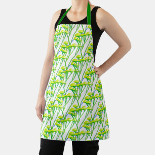 Tansy sur un tablier tout-en-impression