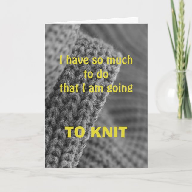 Tant de choses à faire..., carte de voeux (Devant)