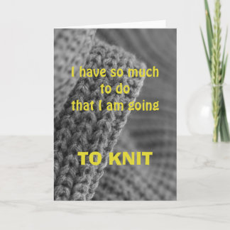 Tant de choses à faire..., carte de voeux