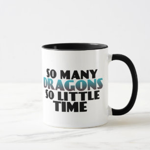 Tant de dragons tellement peu de tasse de geek de
