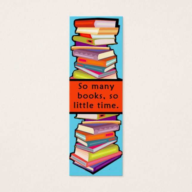 Tant de livres Signets personnalisables (Devant)