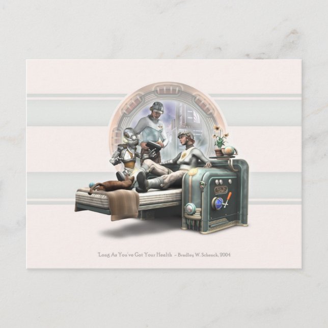 'Tant que vous avez votre carte postale santé (Devant)
