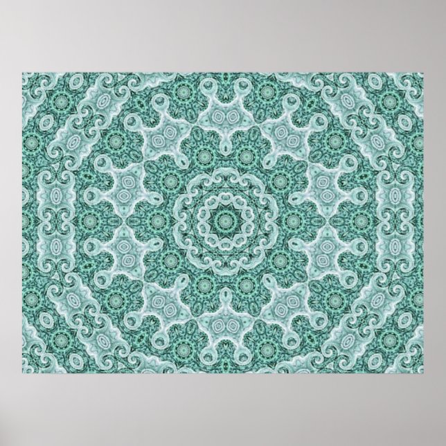 tantalizing in teal print poster (Vorne)