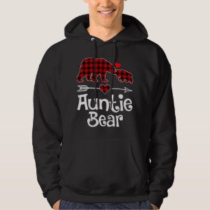 Tantchen Bear Christmas Pajama Red Kariert Buffalo Hoodie